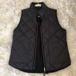 J Crew quilted puffer vest